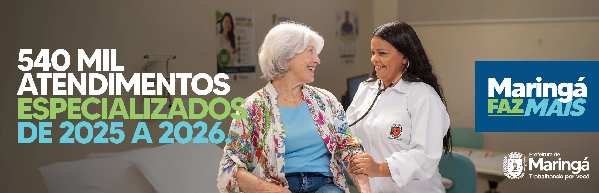 540 mil 
atendimentos
especializados 
de 2025 a 2026